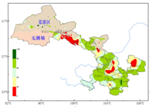甘肃多地发生旱情