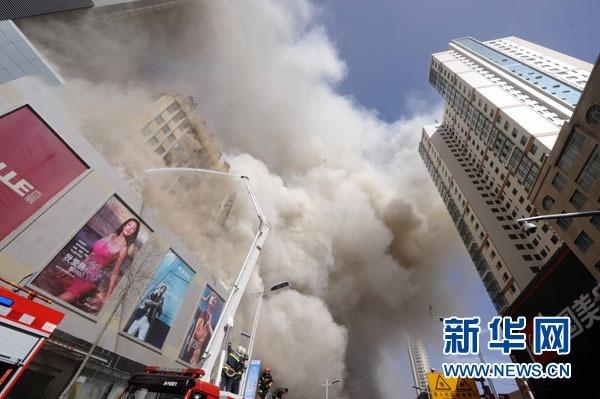 宜宾纺织厂发生火灾